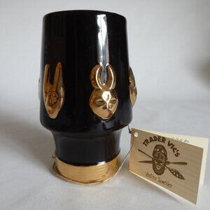 NEW 2008 #75/500 LIMITED EDITION TRADER VIC’S VOODOO TUMBLER CERAMIC TIKI MUG